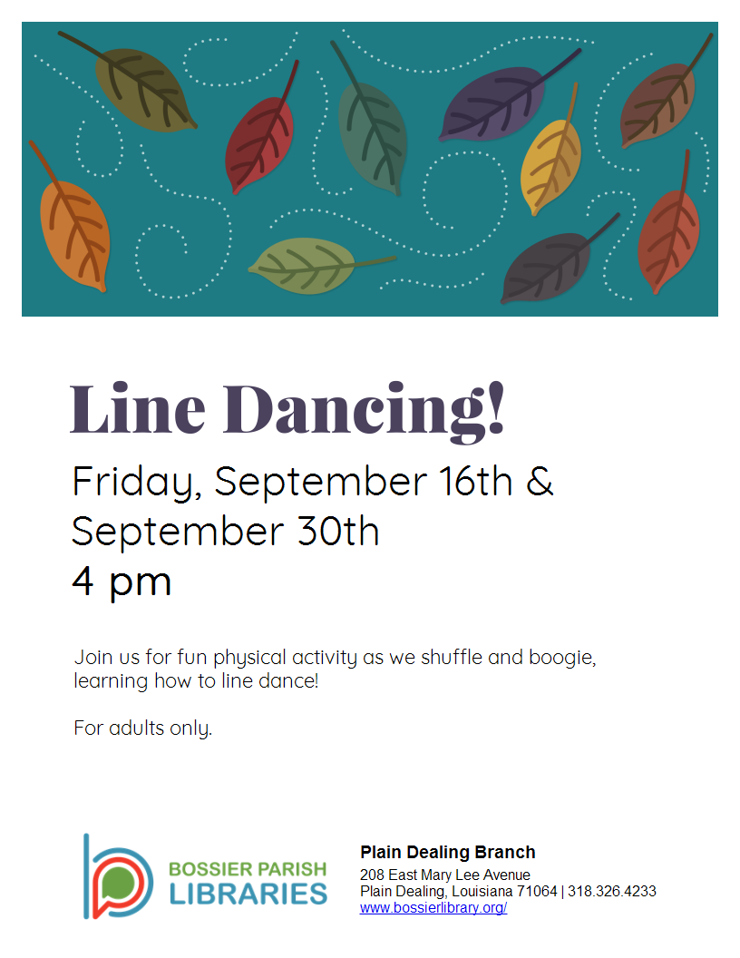 Line Dancing! Bossier Parish Libraries